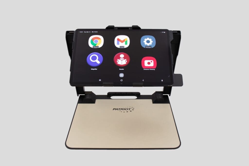 A car dashboard touchscreen displaying various app icons.