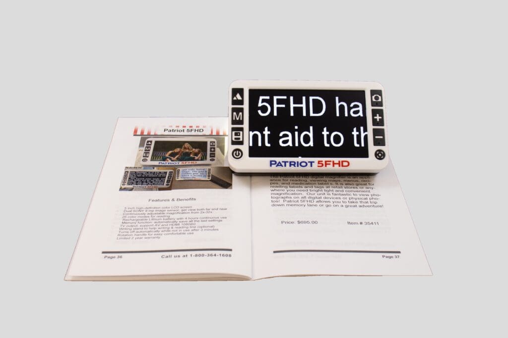 Instruction manual and software for Patriot 5FHD camera.